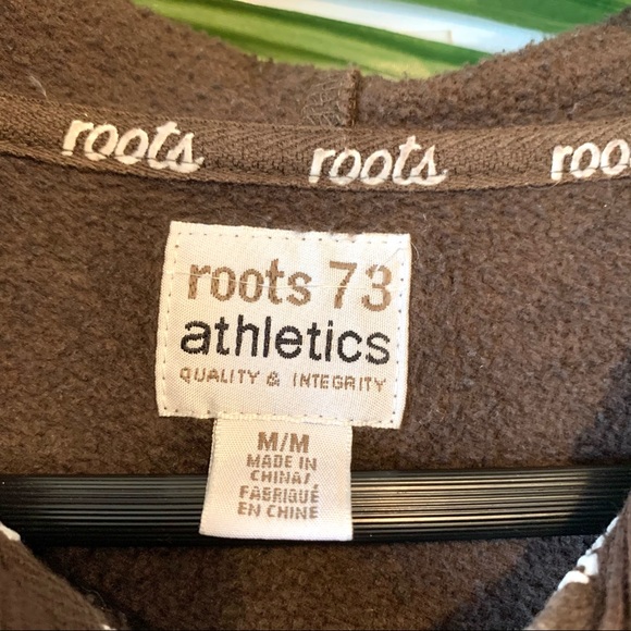 Vintage Roots Athletics Brown Zip Up Hoodie - Picture 4 of 7
